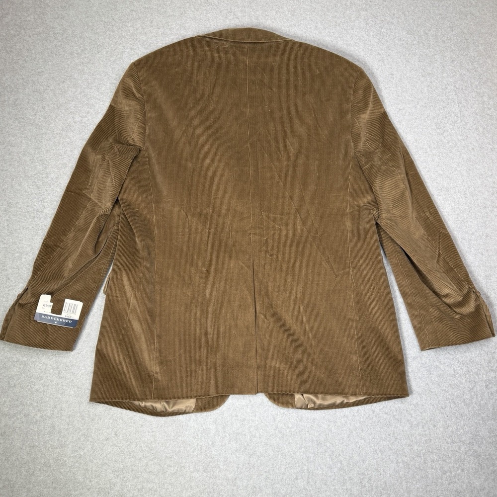 New Saddlebred Brown Corduroy Sport Coat Casual Blazer Men's Size 42 Short NWT - Picture 11 of 12